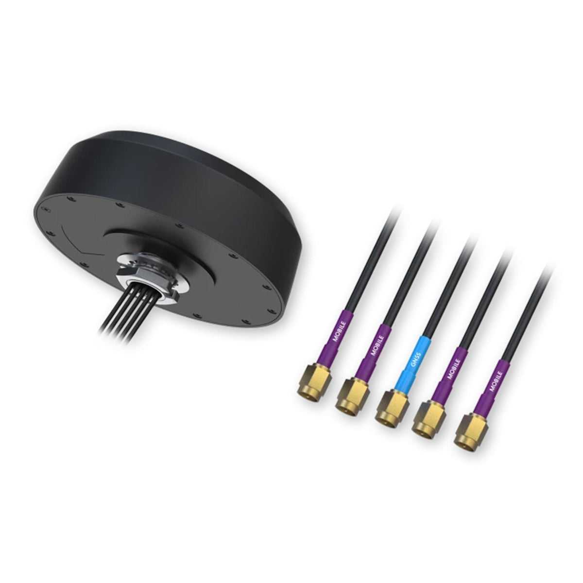 Teltonika PR1KCI49 5G Combo MIMO Mobil GNSS Dach-Antenne mit SMA Stecker