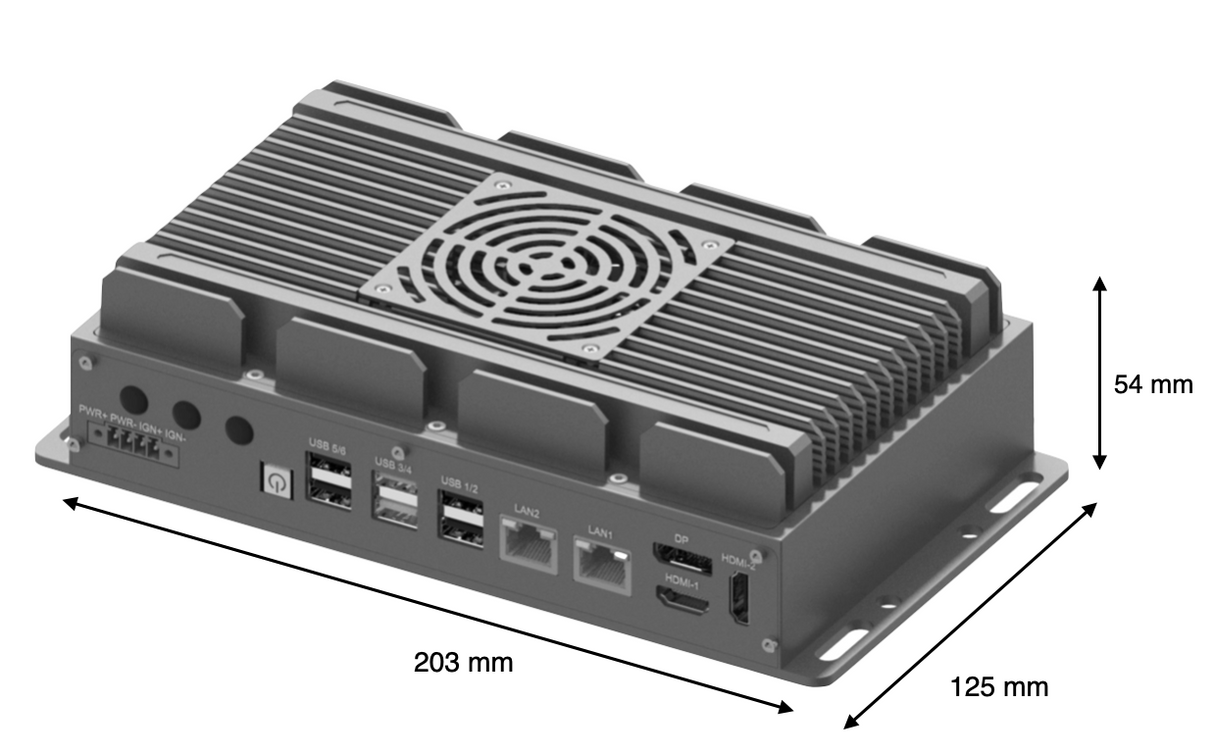 RVP-P1F, ENBIK Mini-Slim Wide Temperature Rugged Edge Computer