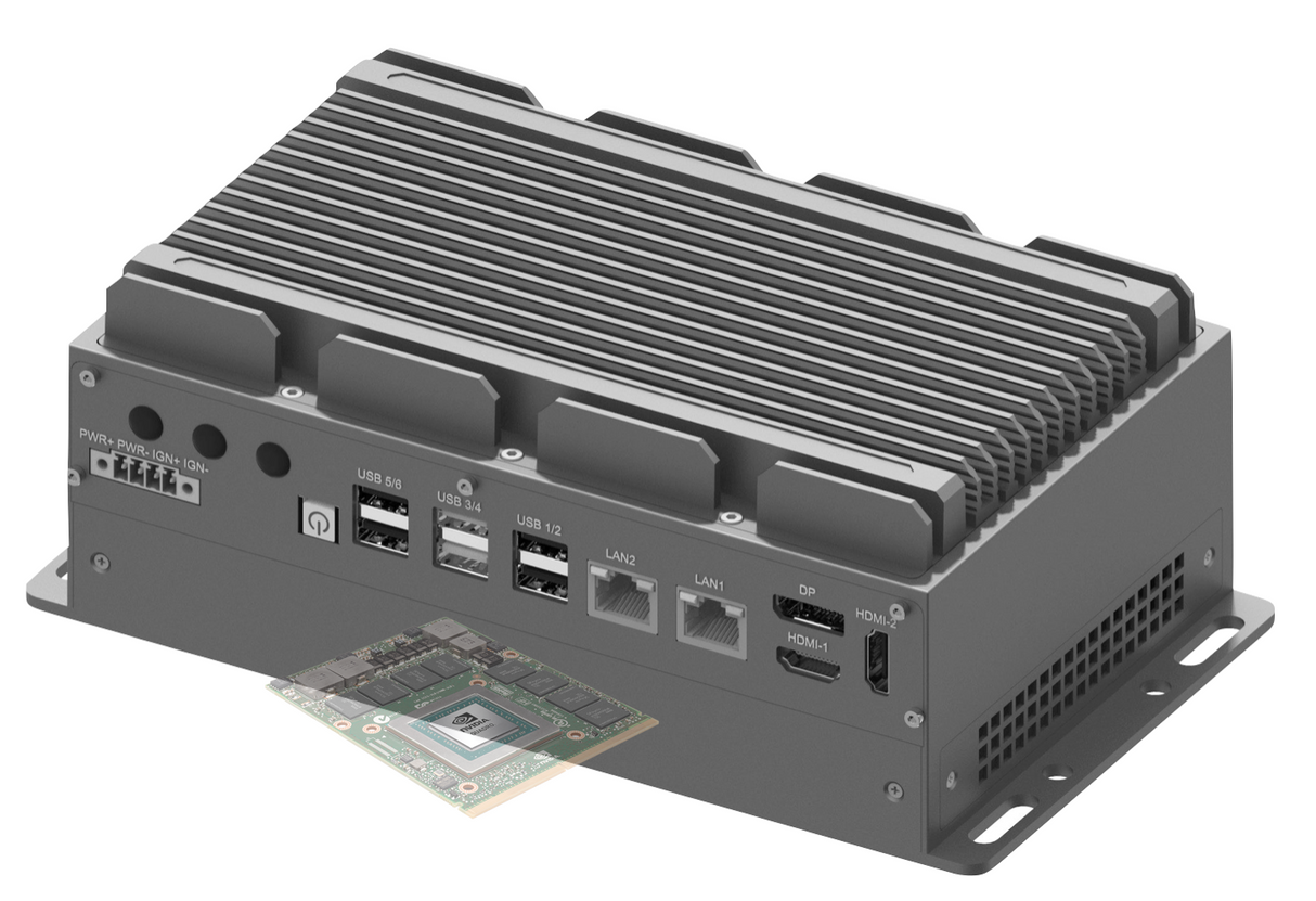 RVP-P1M, Mini-Small MXM GPU Wide Temperature Edge AI computer