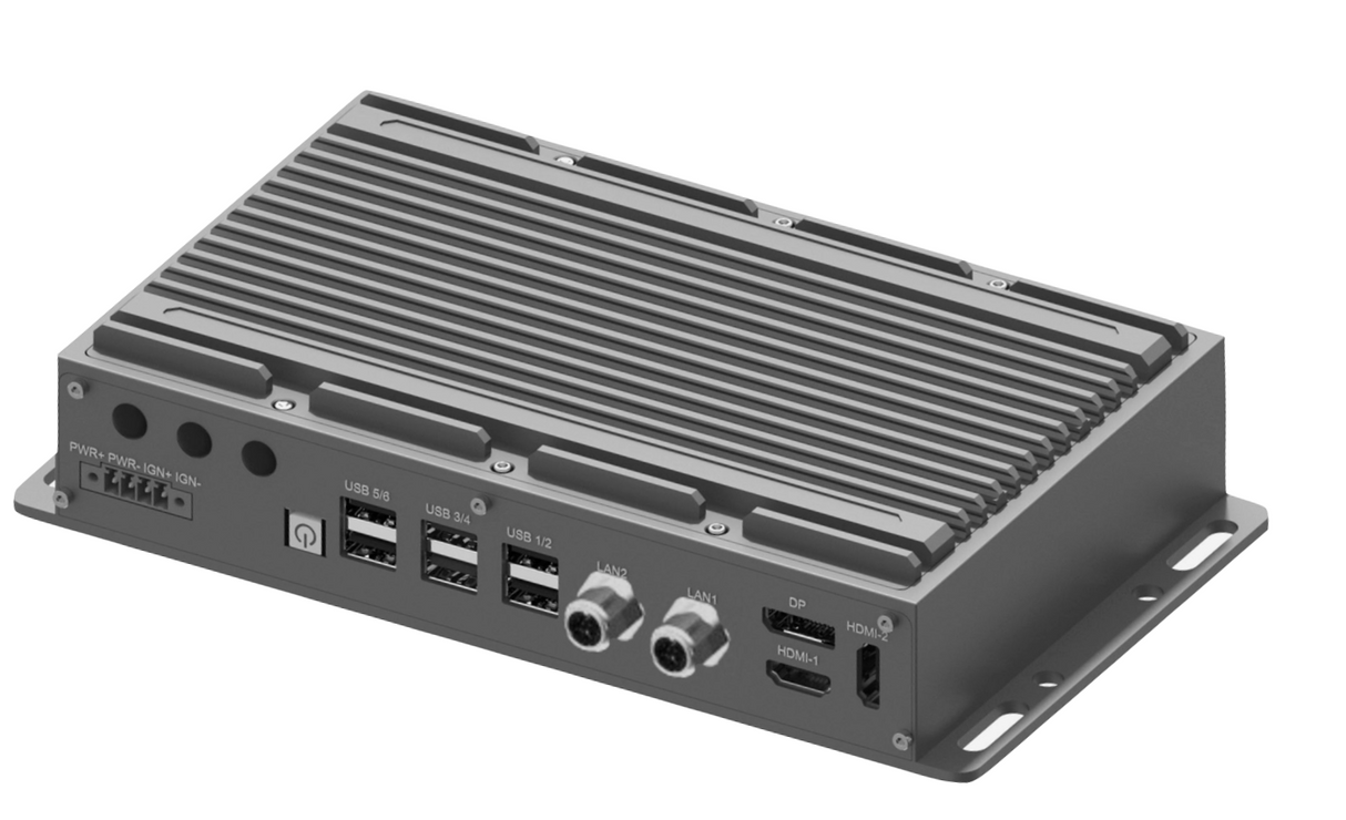 RVP-X1, Ultra-Slim M12 LAN Wide Temperature Fanless Rugged Edge Computer