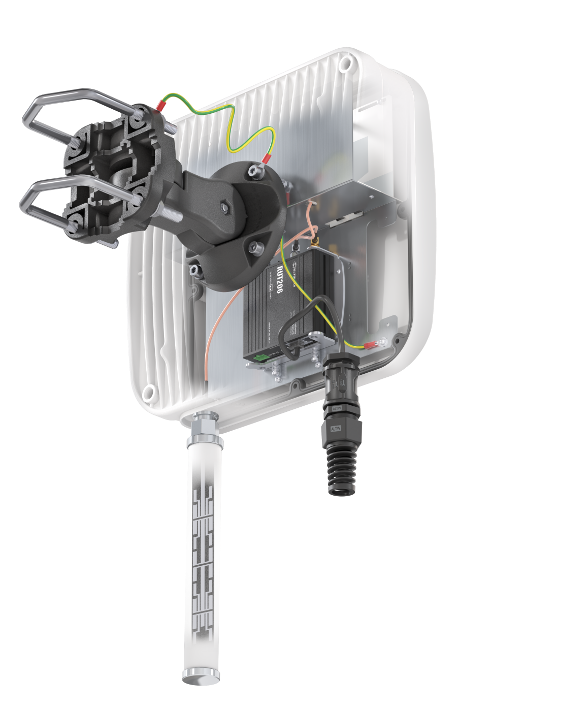 QUMAX A206M Direktional Antenne, für RUT202/RUT206/RUT276, IP67, LTE, WLAN
