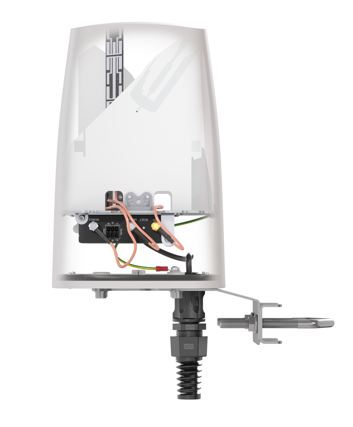 QUSPOT A206S Omnidirektional Antenne, für RUT202/RUT206/RUT276, IP68, 5G, LTE, WLAN