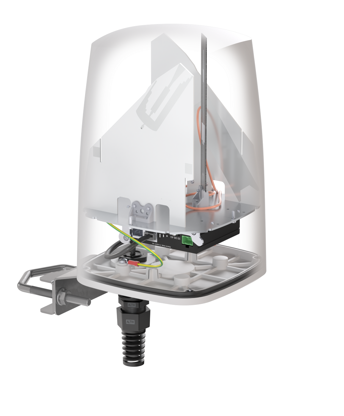 QUSPOT A206S Omnidirektional Antenne, für RUT202/RUT206/RUT276, IP68, 5G, LTE, WLAN