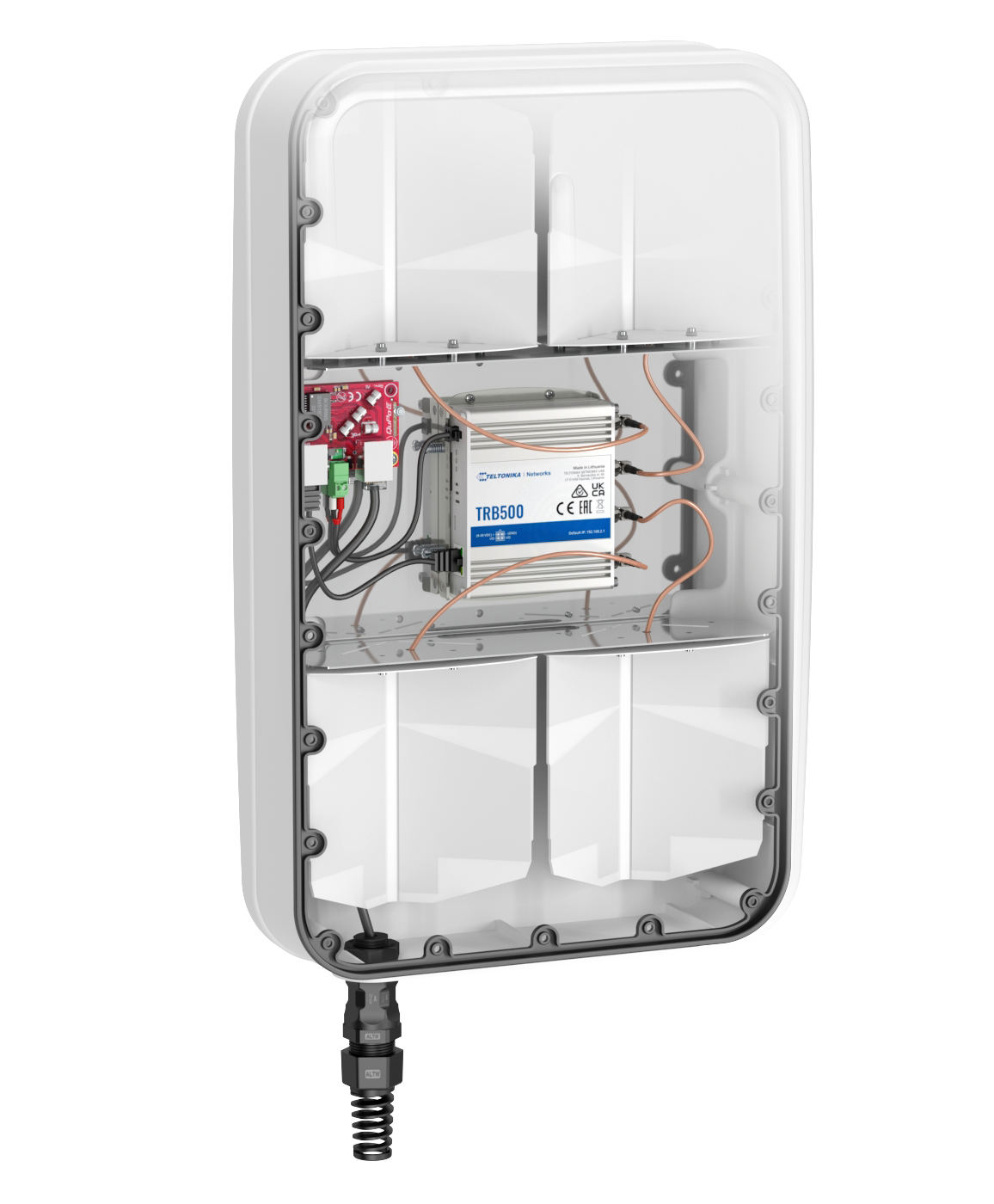 QUMAX Omni A500MO Omnidirektional Antenne, für TRB500, IP67, 5G, LTE