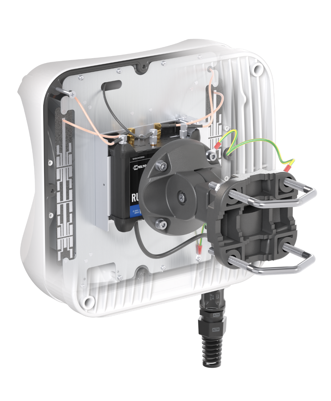QUMAX A955MUS Direktional Antenne, für RUT956/RUT955, IP68, 5G, LTE, WLAN, GPS