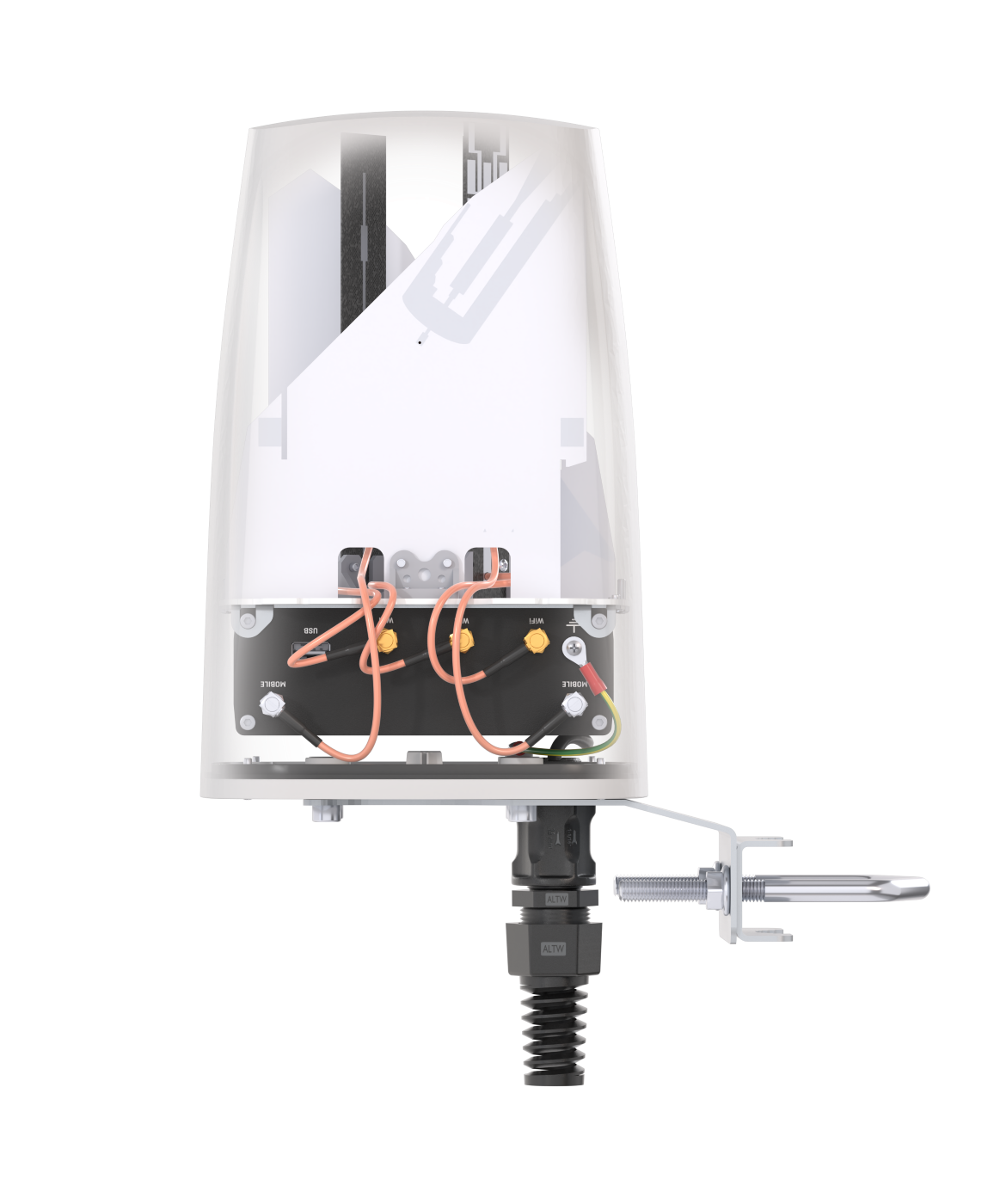 QUSPOT AC41S Omnidirektional Antenne, für RUTC41, IP68, 5G, WLAN