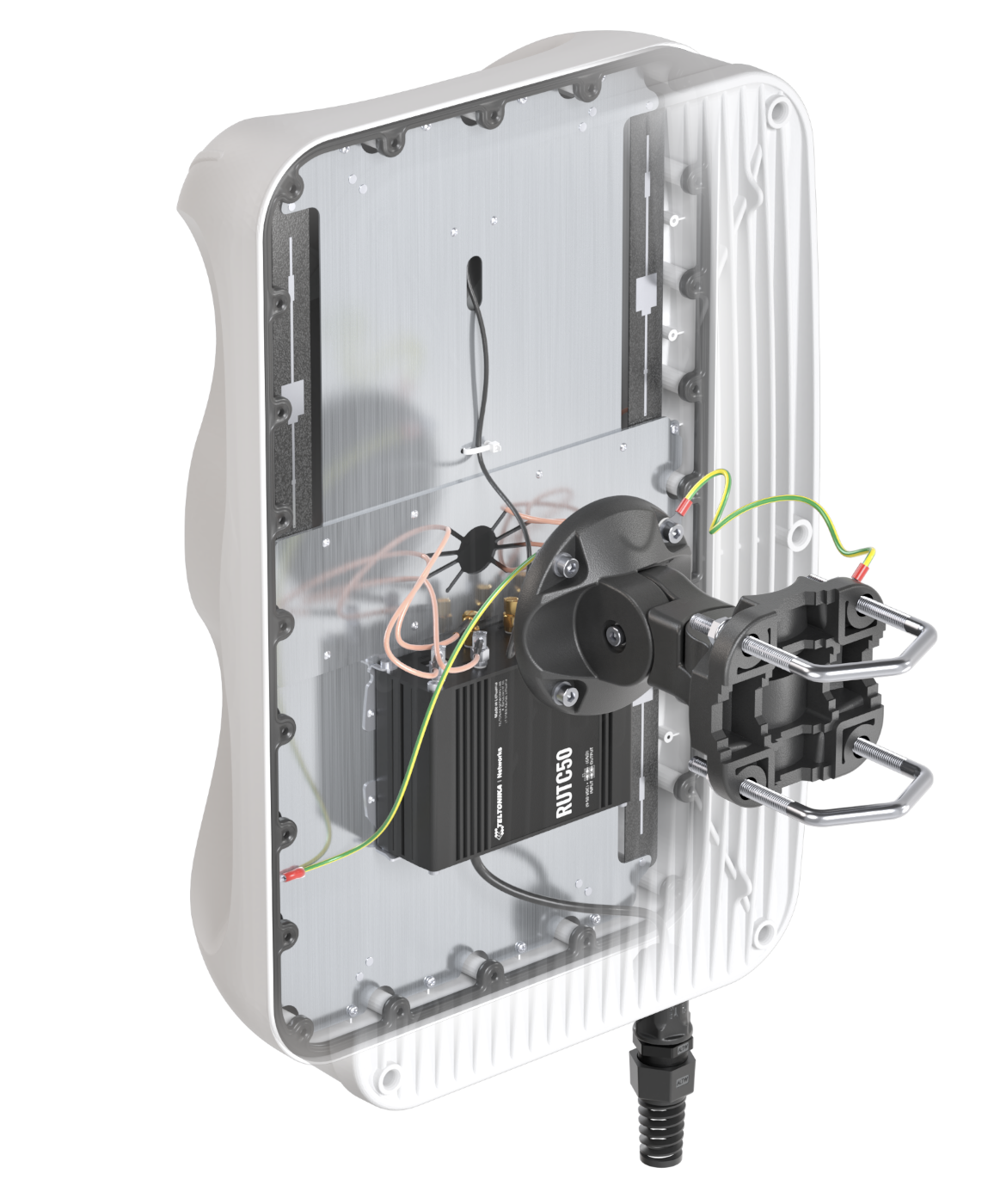 QUMAX AC50M Direktional Antenne, für RUTC50/RUTC42/RUTC40, IP68, 5G, LTE, WLAN