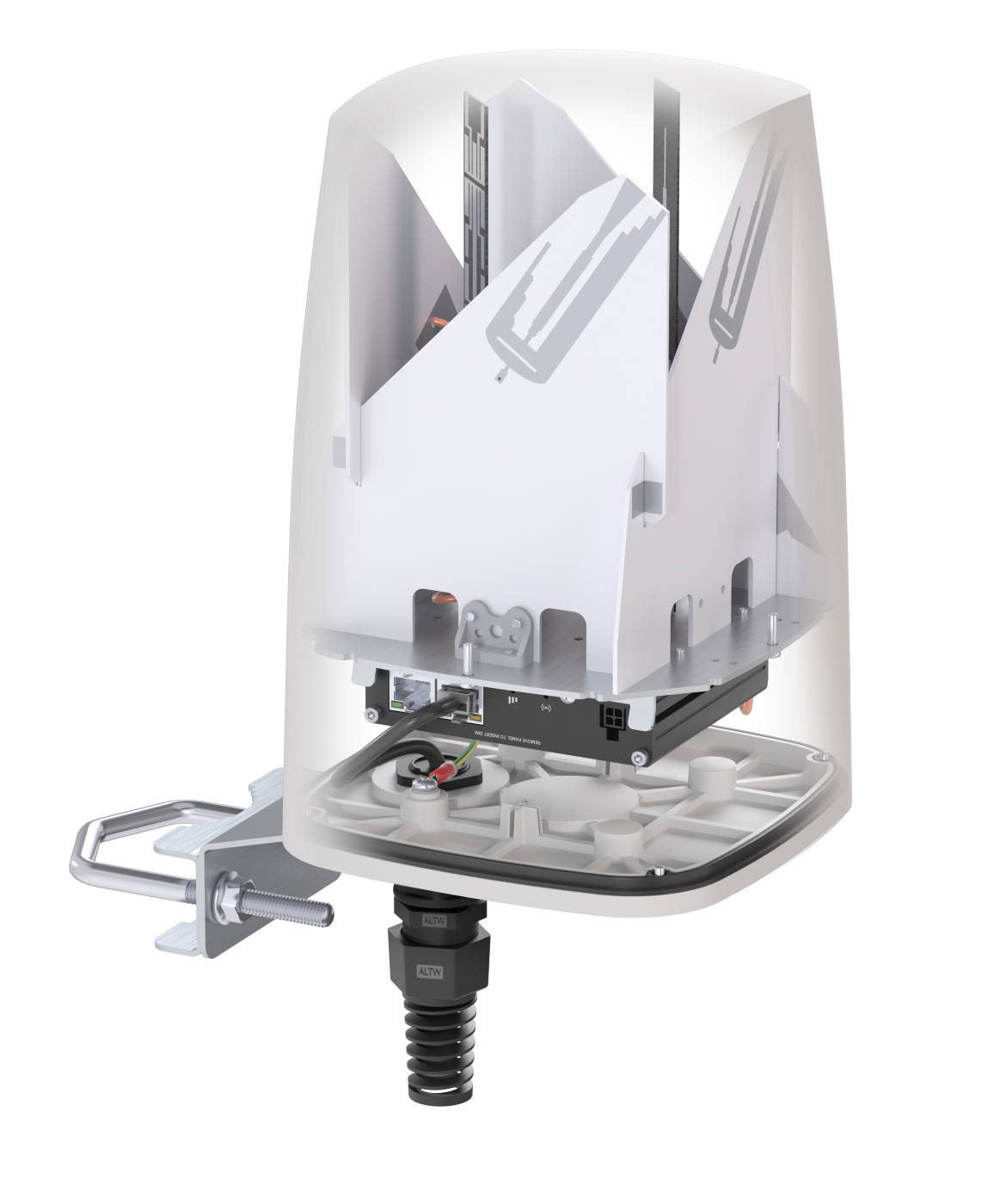 QUSPOT AM30S Omnidirektional Antenne, für RUTM20/RUTM30/RUTM31, IP68, 5G, WLAN