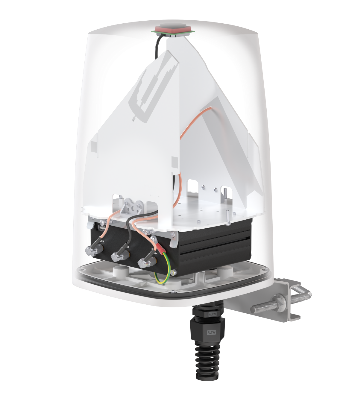 QUSPOT AX09S Omnidirektional Antenne, für RUTX09, IP68, 5G, LTE