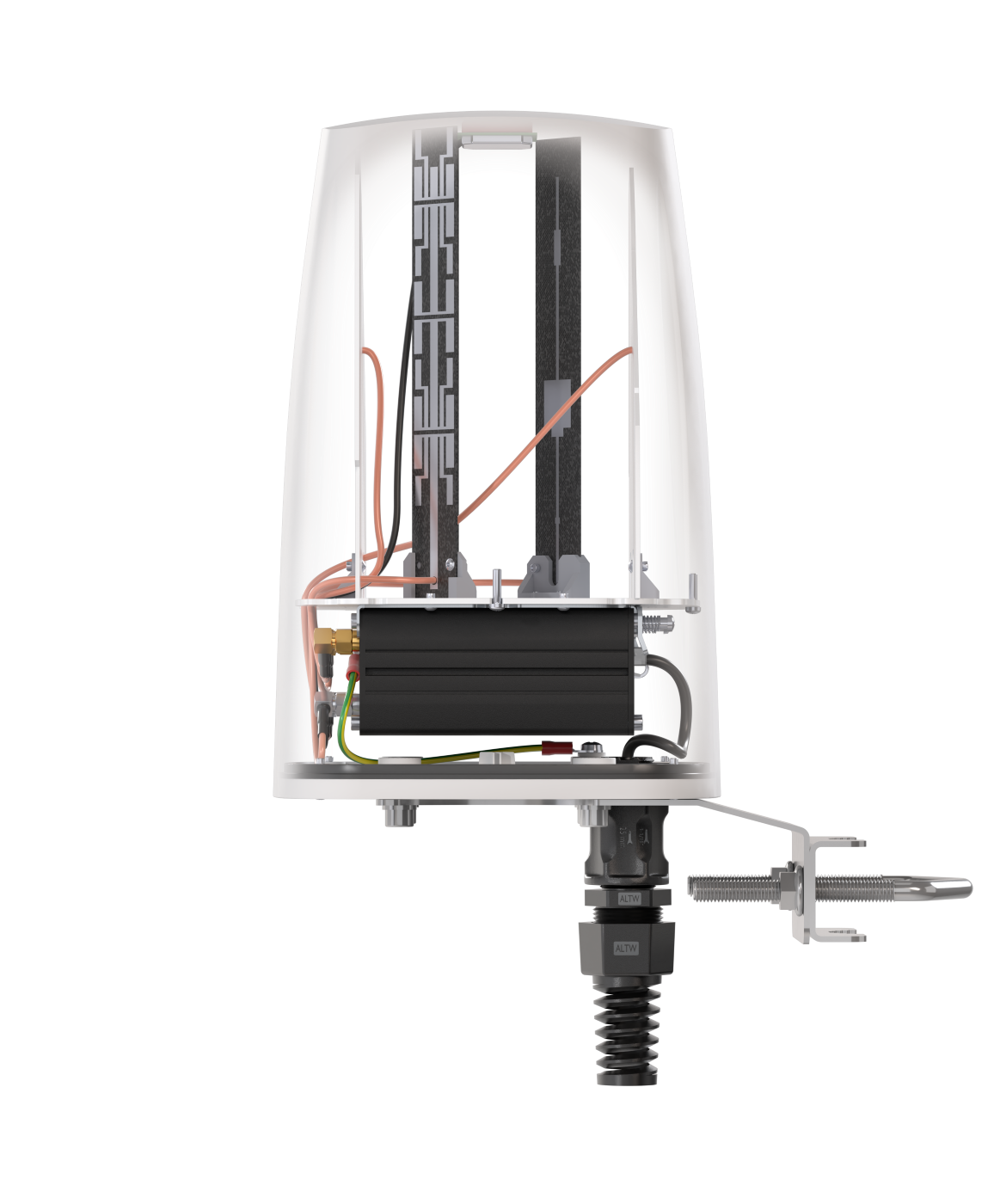 QUSPOT AX11S Omnidirektional Antenne, für RUTX11, IP68, 5G, LTE, WLAN, Bluetooth