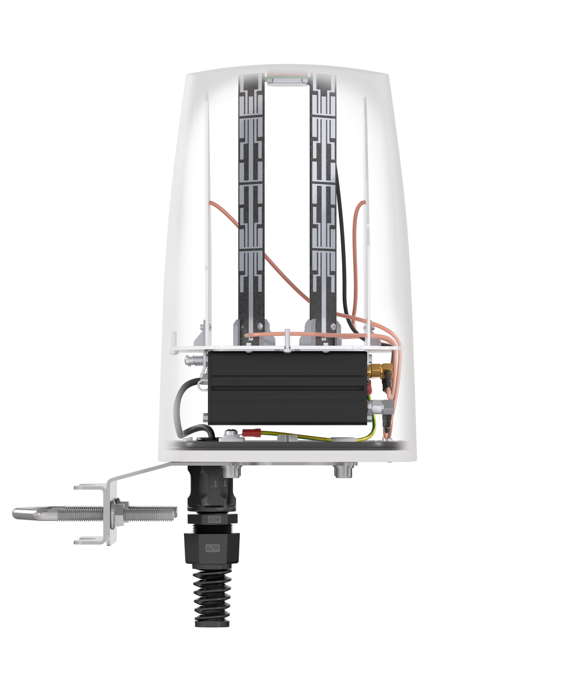 QUSPOT AX11S Omnidirektional Antenne, für RUTX11, IP68, 5G, LTE, WLAN, Bluetooth