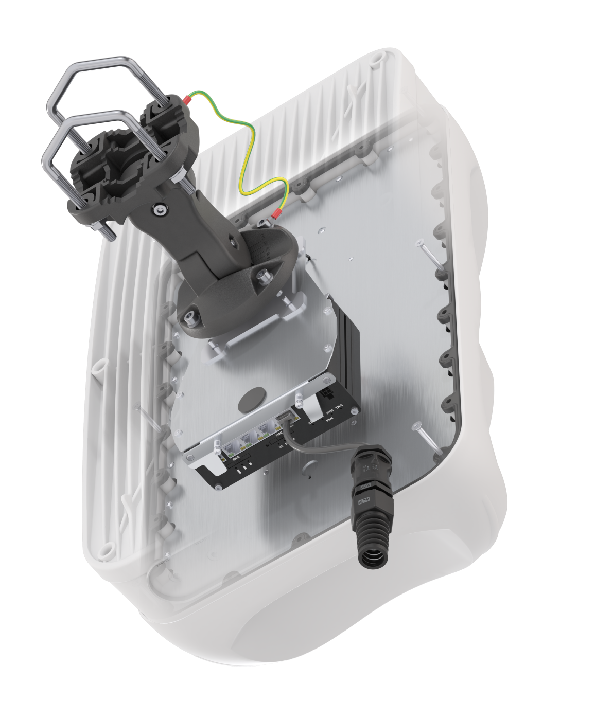 QUMAX AX50M Direktional Antenne, für RUTX50, IP68, 5G, LTE, WLAN, GPS
