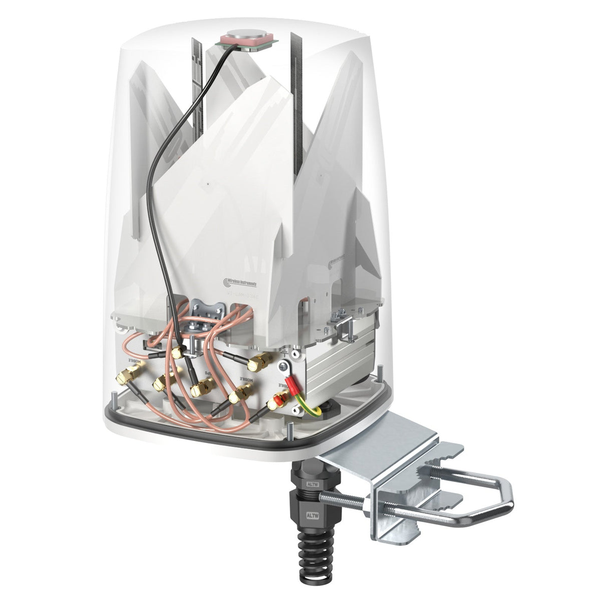 QUSPOT AX50S Omnidirektional Antenne, für RUTX50, IP68, 5G, WLAN, GPS
