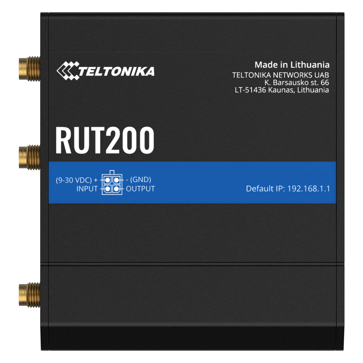 RUT200 Industrial 4G/LTE Router mit 2x 10/100MBit und WiFi