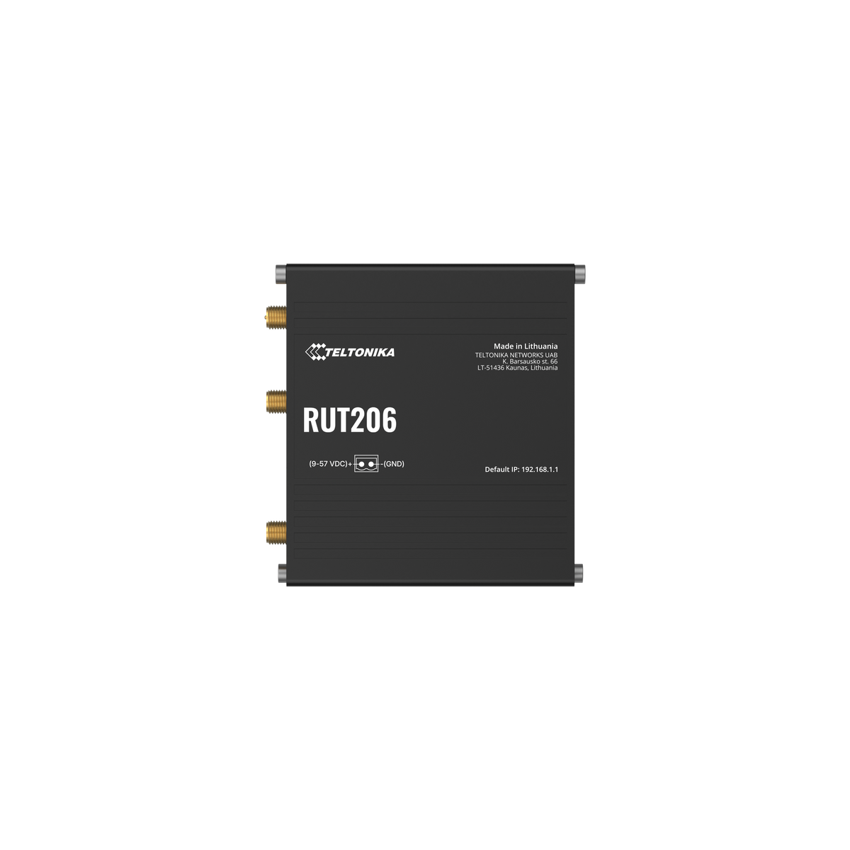 RUT206 Industrial Dual-SIM 4G/LTE Router mit aktiv PoE, WLAN & RS232/485