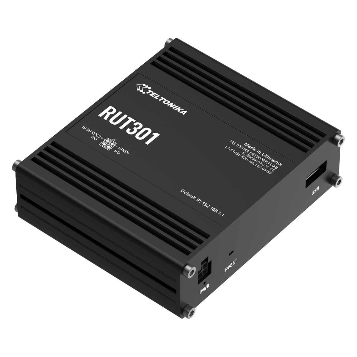 RUT301 Industrial IoT Router mit 5x Fast Ethernet und VPN