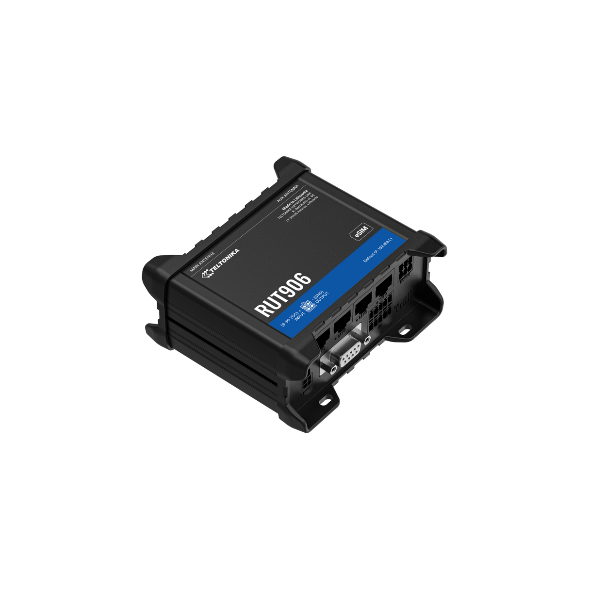 RUT906 Industrial 4G/LTE Router with 4x 10/100MBit und WiFi