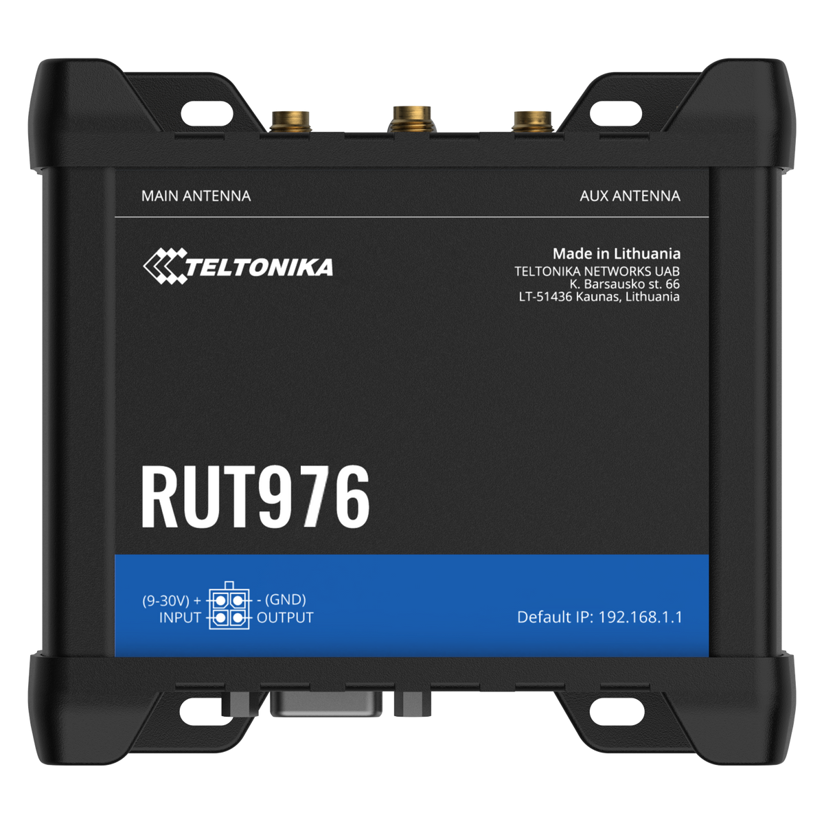 RUT976 Industrial RedCap IoT 5G Router mit 4x 10/100MBit, WLAN & GNSS