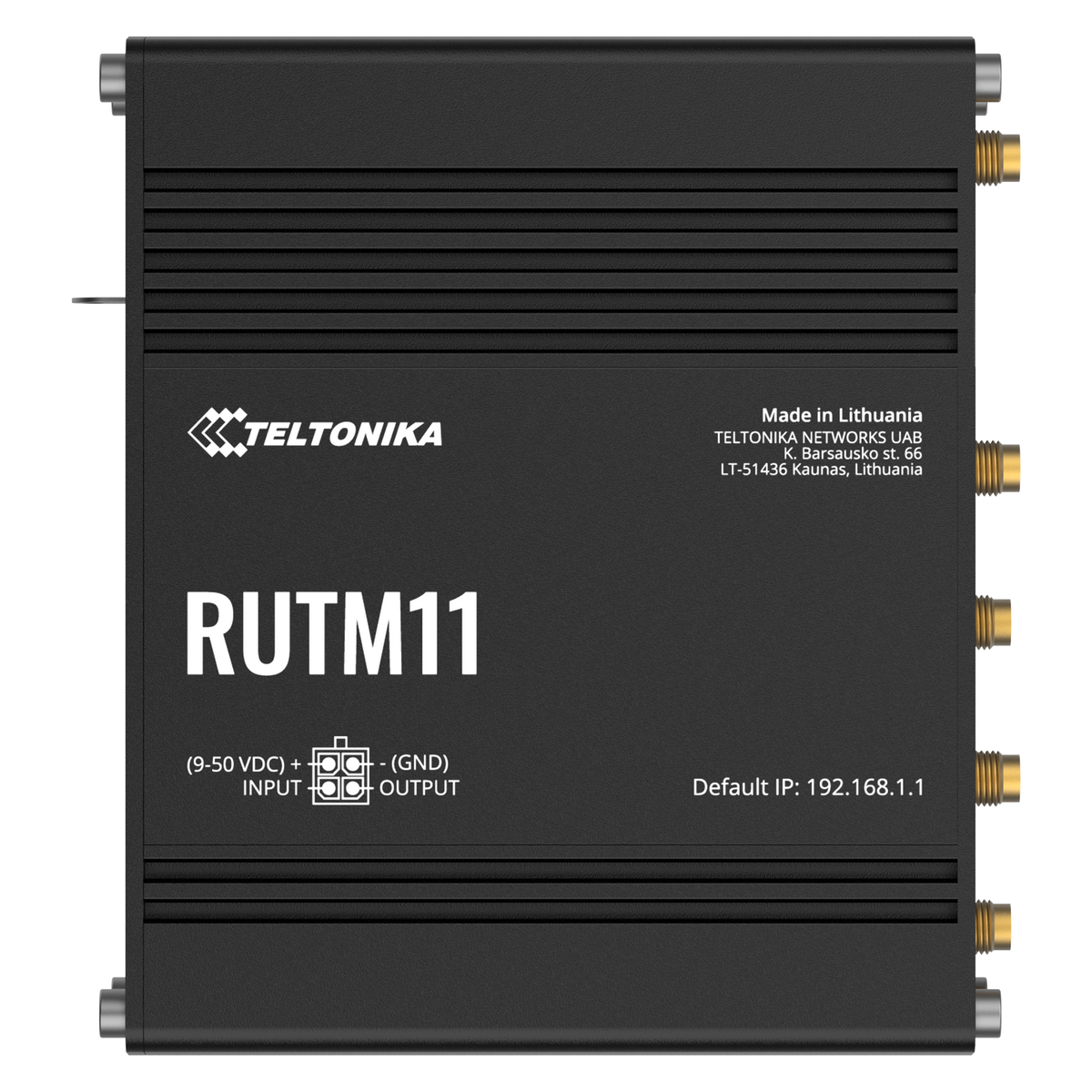 RUTM11 Industrial 4G/LTE Router mit 4x GbE & WLAN
