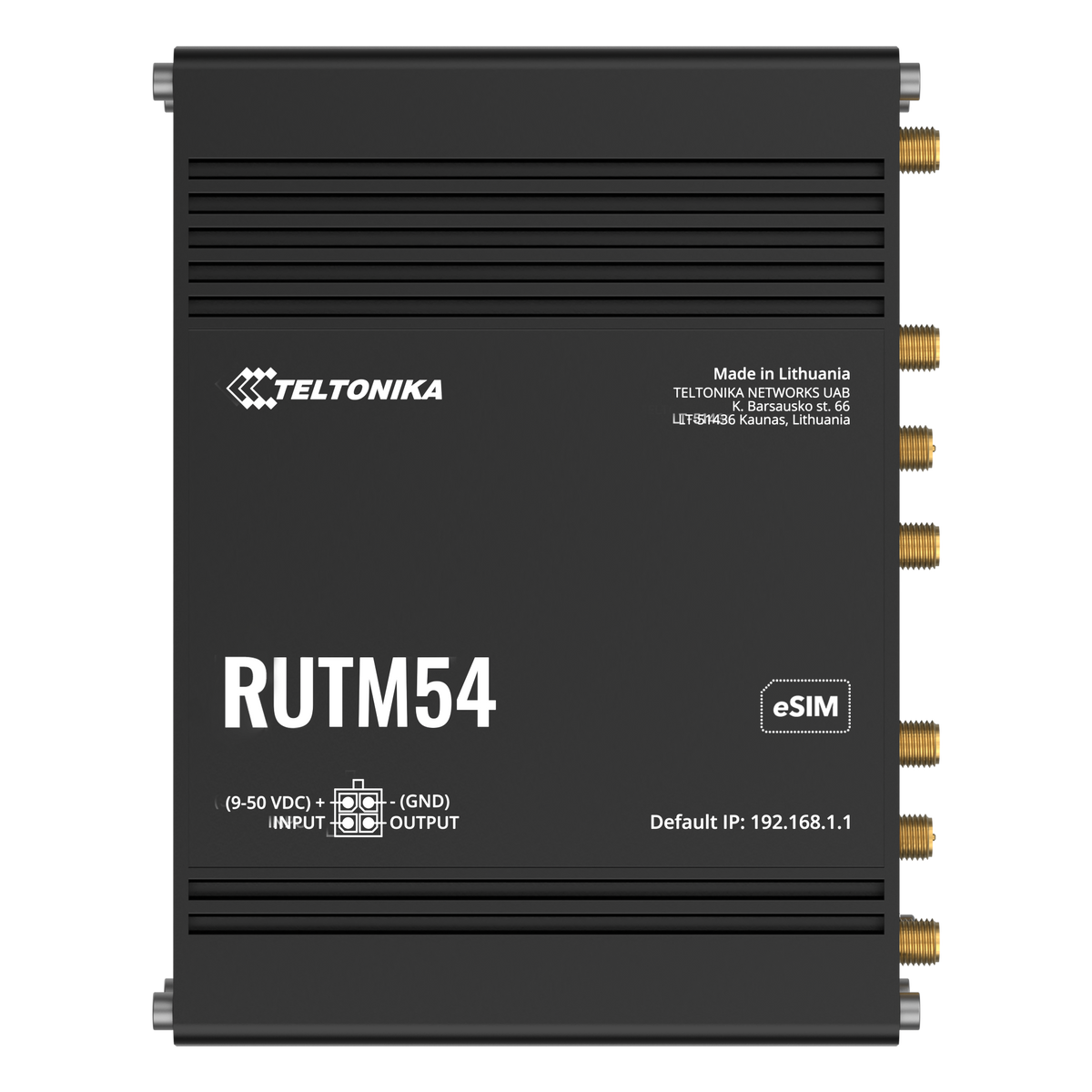 RUTM54 Industrial Dual 5G eSIM Router mit 5x GbE & WLAN