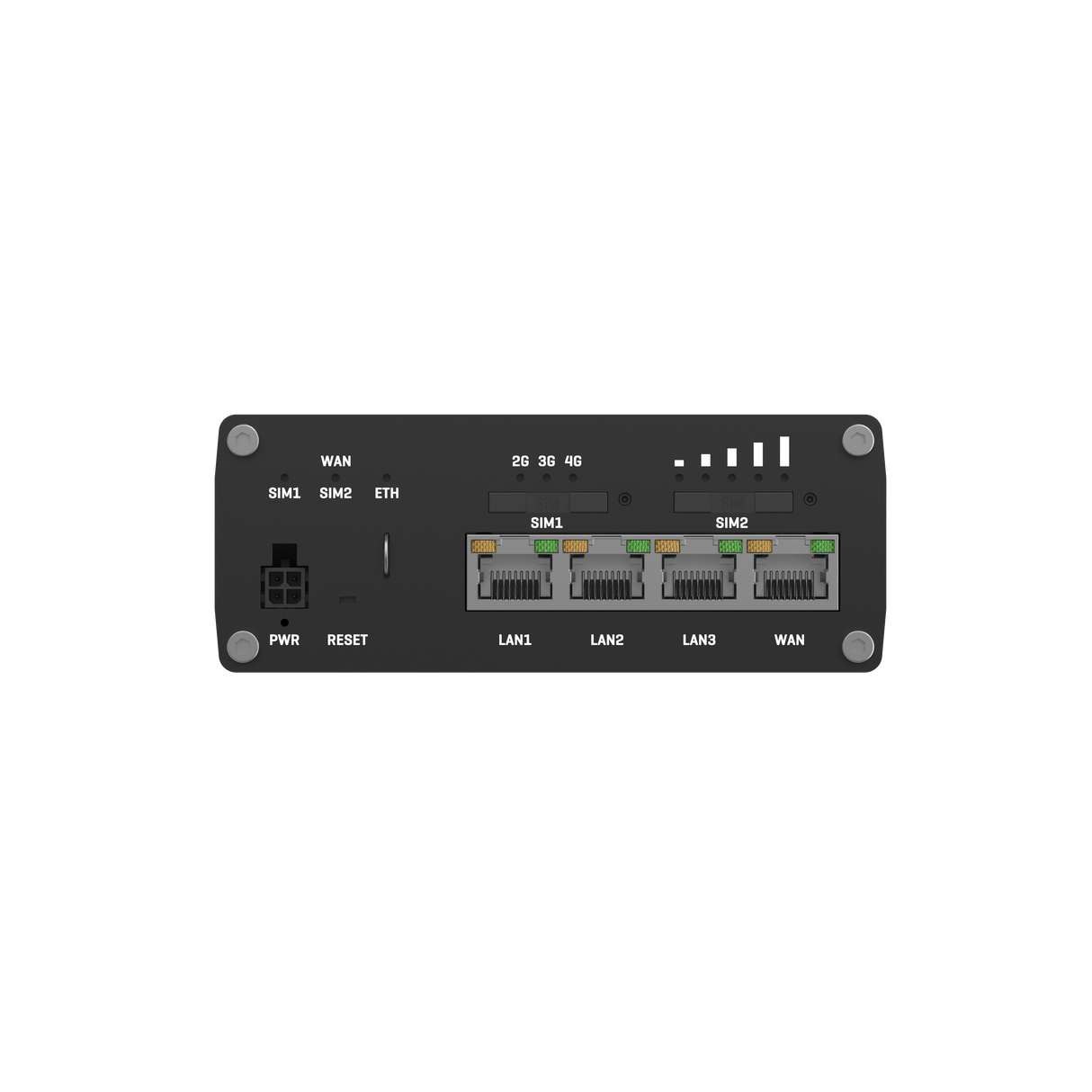 RUTX09 Industrial 4G/LTE Router mit 4x GbE & GNSS