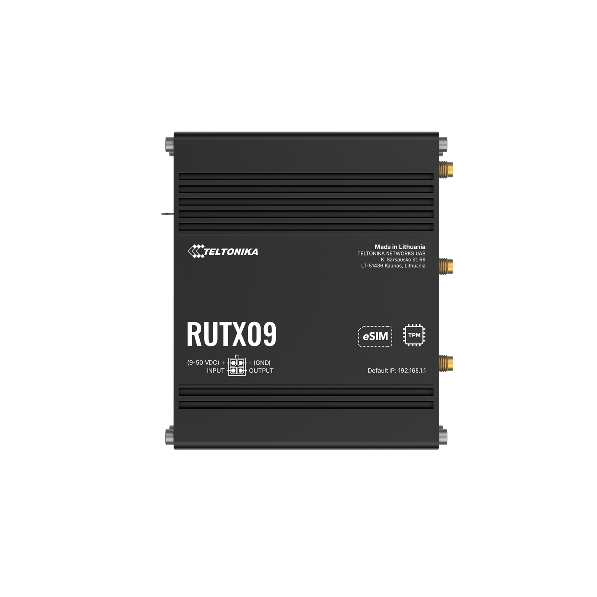 RUTX09 Industrial 4G/LTE Router mit 4x GbE & GNSS