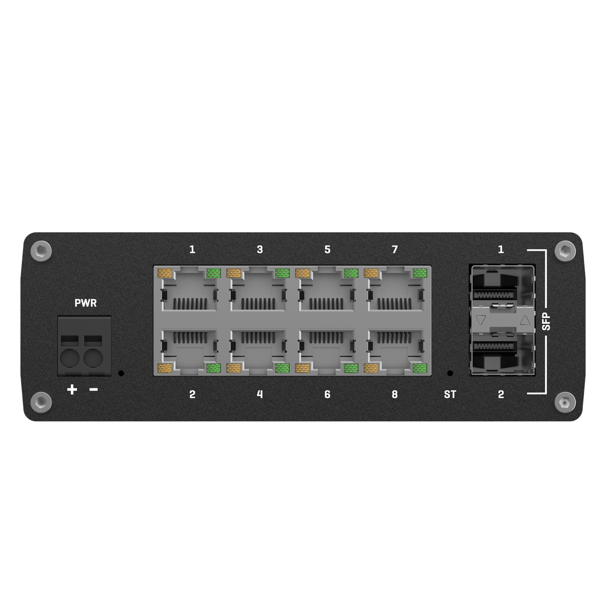 TSW212 10-Port Gigabit Managed L2 Ethernet Switch (8x RJ45 Ports, 2x SFP)