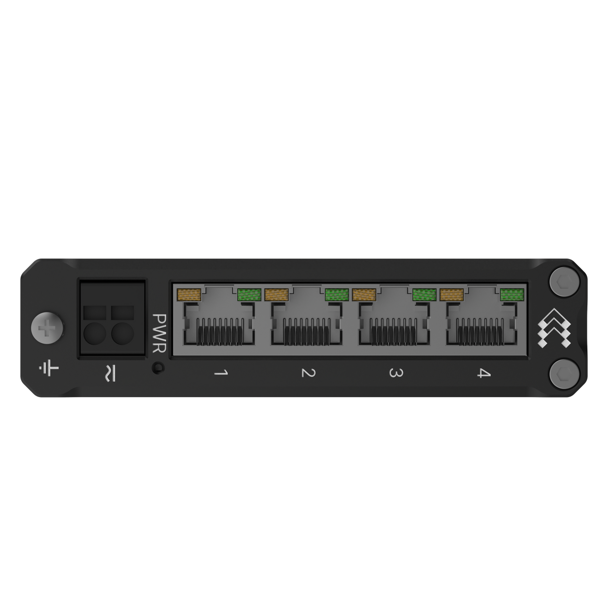 TSW304 Industrial 4-Port Gigabit Unmanaged Ethernet Switch (4x RJ45 Ports,10/100/1000 Mbps)
