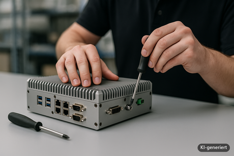 Industrie-PC auswählen – Checkliste für Konfiguration und Beschaffung (KI-generiertes Symbolbild)