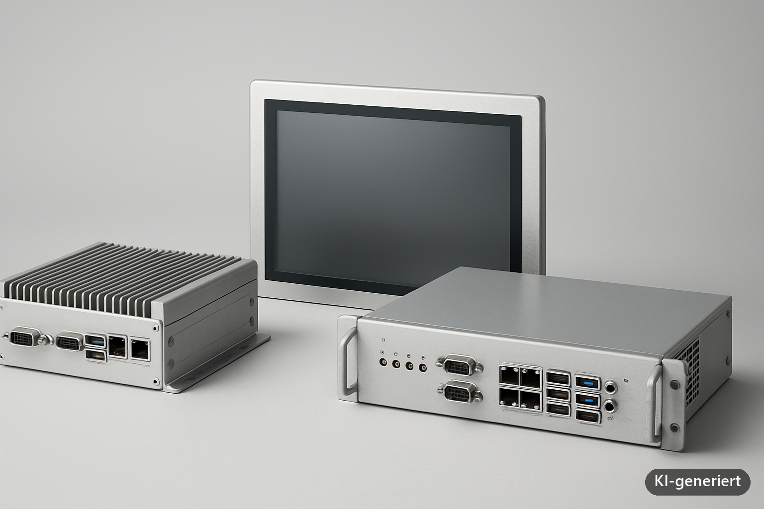 Industrie-PC – Definition, Bauformen und Auswahlkriterien (KI-generiertes Symbolbild)