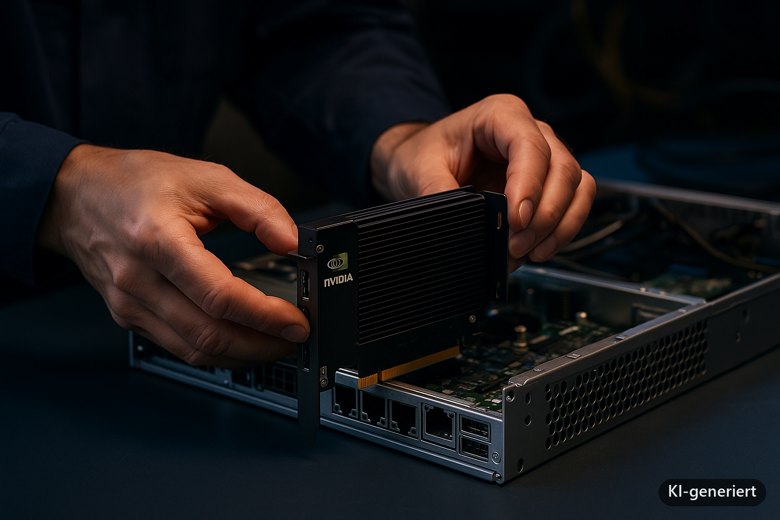 TensorRT NVIDIA einrichten – Inferenz-Optimierung für Edge AI (KI-generiertes Symbolbild)