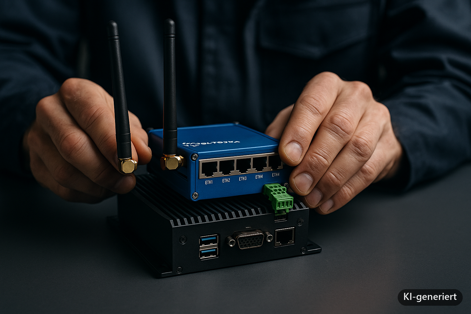 MQTT mit Teltonika-Router konfigurieren – Anleitung (KI-generiertes Symbolbild)