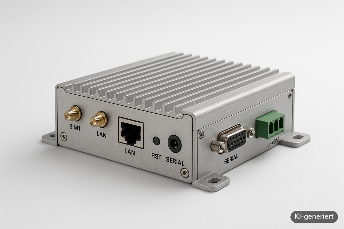Dual-SIM Industrie-Router – Redundanz und Failover erklärt (KI-generiertes Symbolbild)