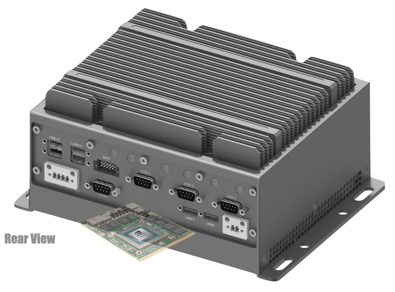 ENBIK MXM GPU Edge AI Computer RV2-X2M-NVIDIA RTX4070/RTX4060/RTX4050/MX550