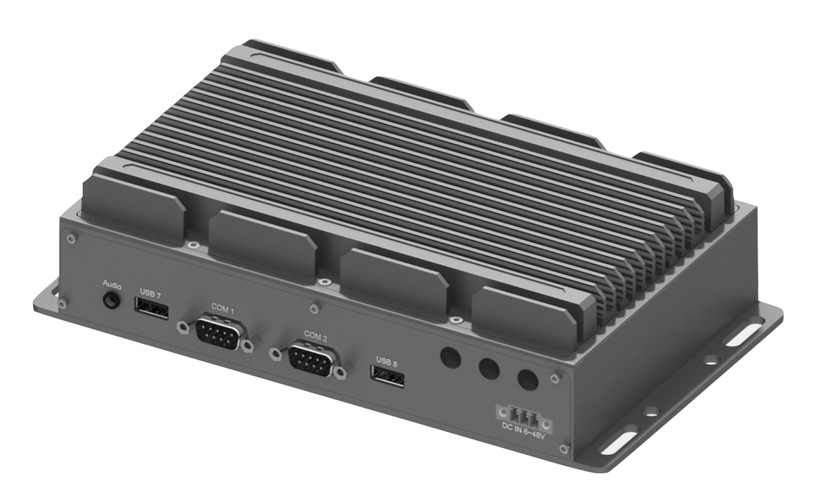 RVP-PX2, Ultra-Slim M12 LAN Wide Temperature Fanless Rugged Edge Computer