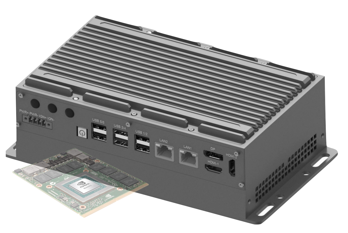 RVP-T1M, Mini-Slim Wide Temperature MXM GPU Edge AI computer