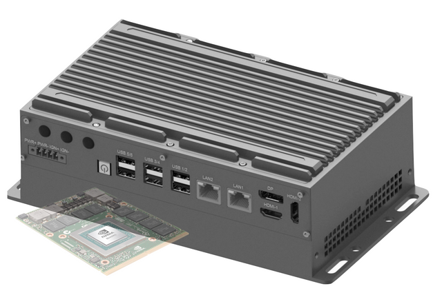 RVP-T1M, Mini-Slim Wide Temperature MXM GPU Edge AI computer