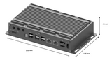 RVP-T1, Ultra-Slim Wide Temperature Fanless Rugged Edge Computer