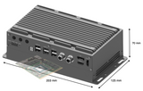 RVP-X1M, Mini-Slim M12 LAN MXM GPU Wide Temperature Edge AI computer