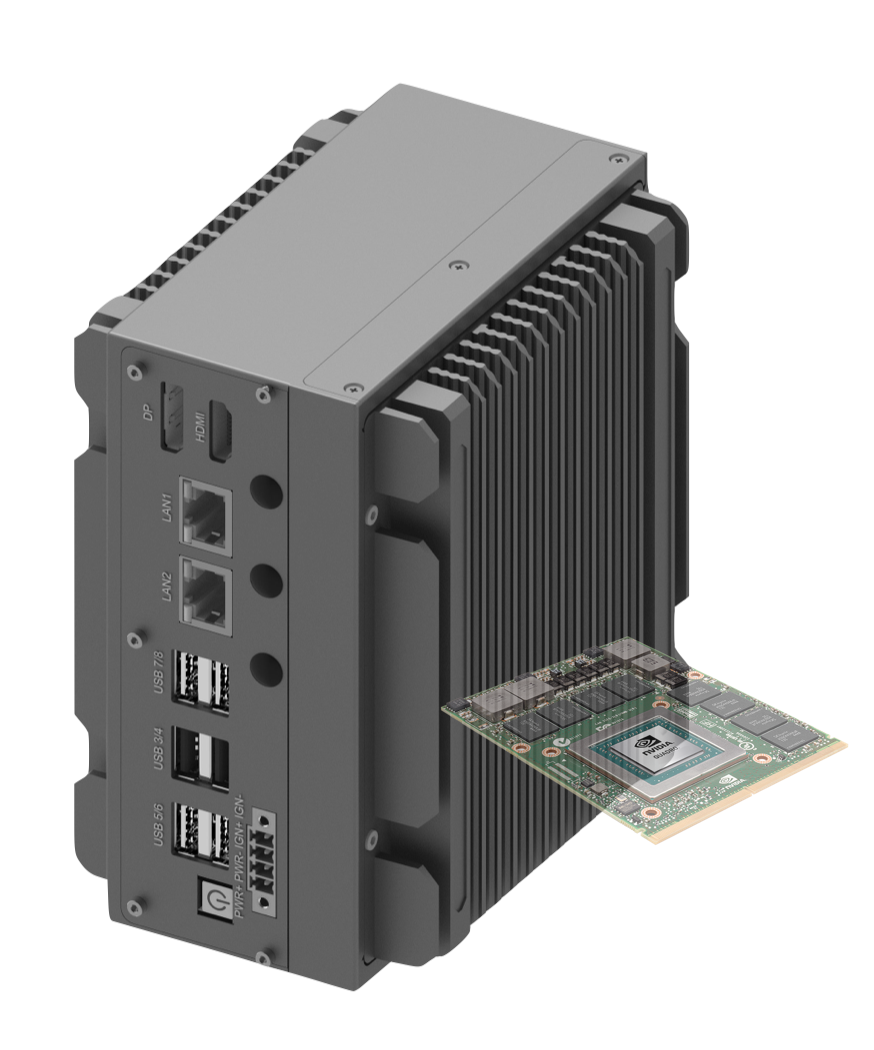 RVS-D1, ENBIK Palm-sized Fanless MXM GPU Edge AI Computer
