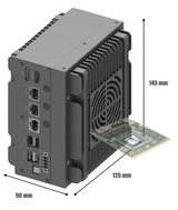RVS-D2F, ENBIK Palm-sized Fanless MXM GPU Edge AI Computer