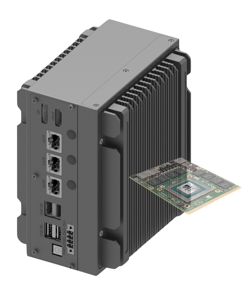 RVS-D2, ENBIK Palm-sized Fanless MXM GPU Edge AI Computer
