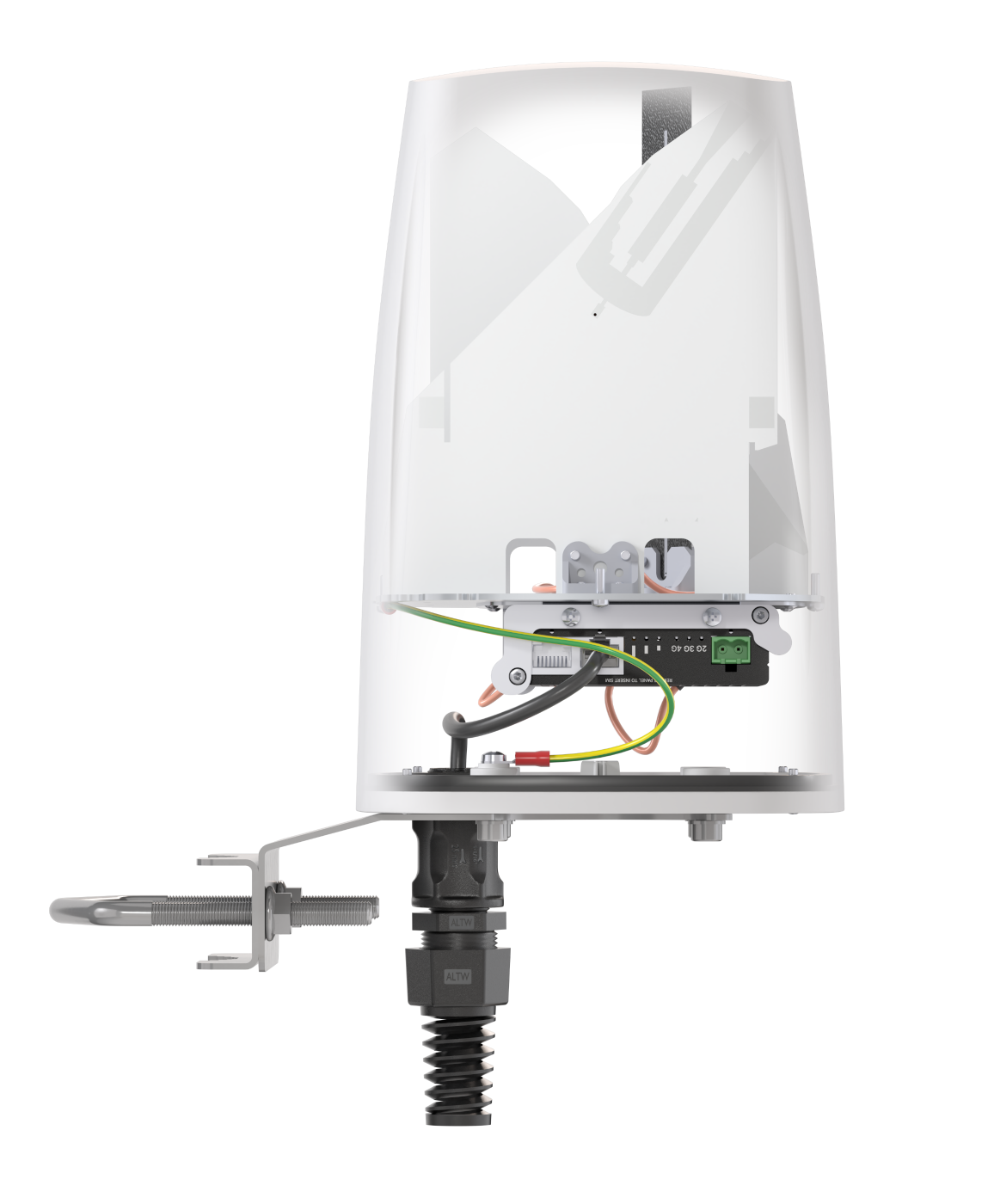 QUSPOT A206S Omnidirektional Antenne, für RUT202/RUT206/RUT276, IP68, 5G, LTE, WLAN