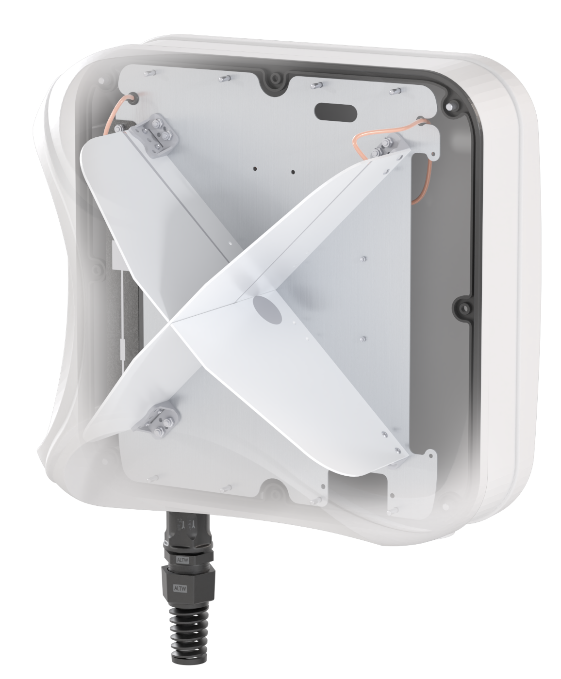 QUMAX A240MUS Direktional Antenne, für RUT2xx, IP68, 5G, LTE, WLAN