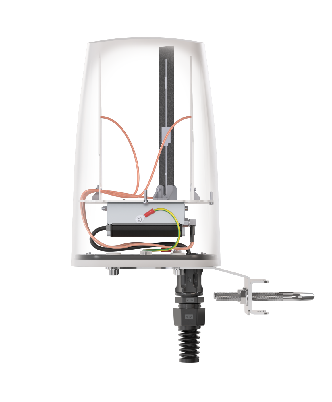 QUSPOT A240S Omnidirektional Antenne, für RUT2xx, IP68, 5G, LTE, WLAN