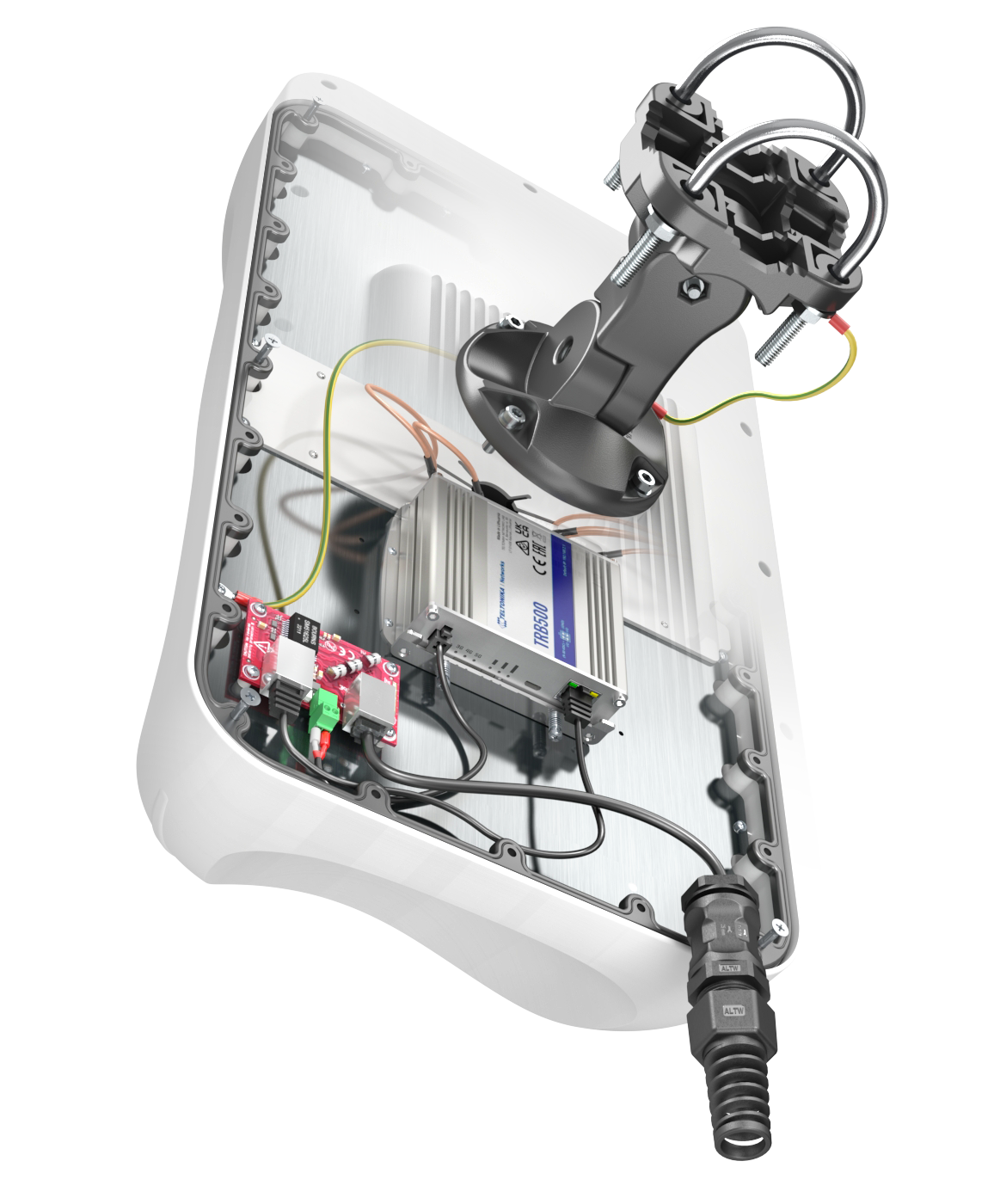 QUMAX A500M Direktional Antenne, für TRB500, IP68, 5G, LTE