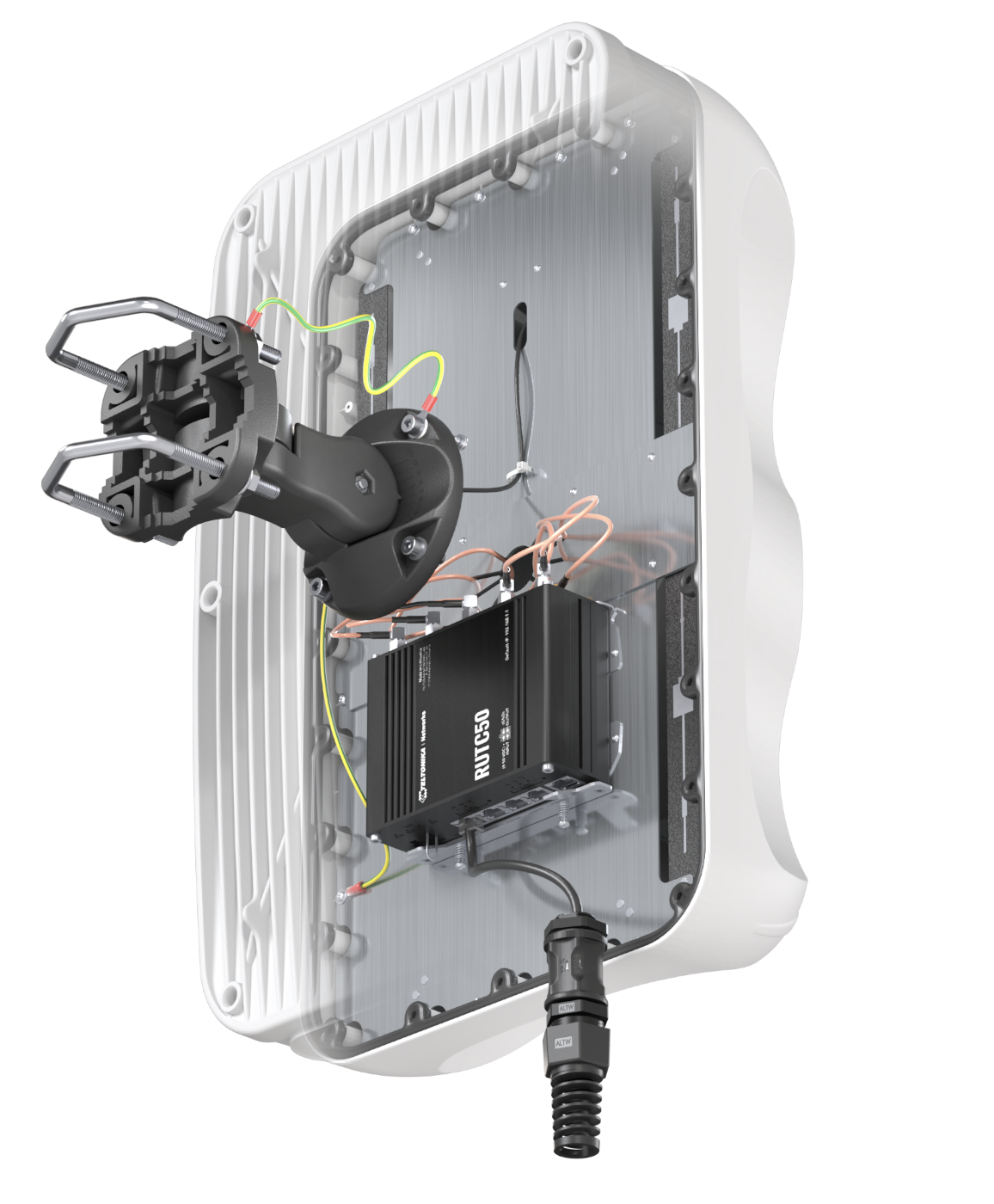 QUMAX AC50M Direktional Antenne, für RUTC50/RUTC42/RUTC40, IP68, 5G, LTE, WLAN