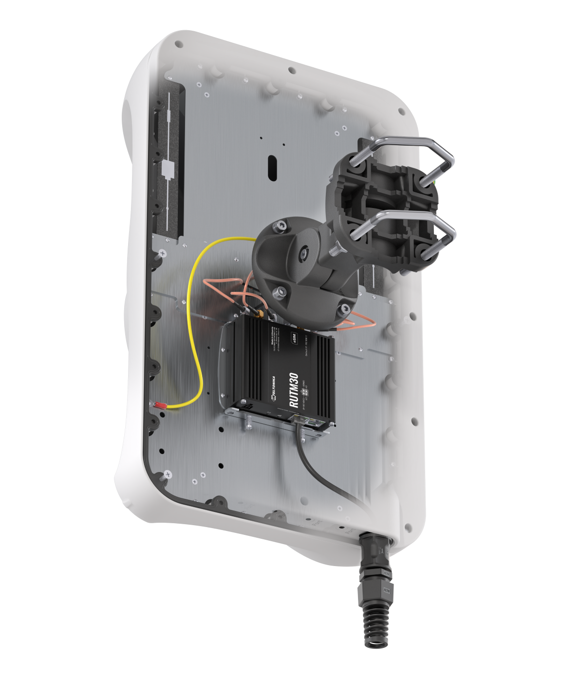 QUMAX AM30M Direktional Antenne, für RUTM20/RUTM30/RUTM31, IP68, 5G, LTE, WLAN
