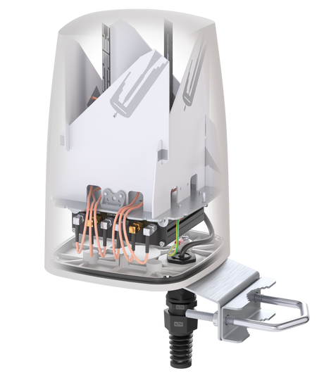 QUSPOT AM30S Omnidirektional Antenne, für RUTM20/RUTM30/RUTM31, IP68, 5G, WLAN
