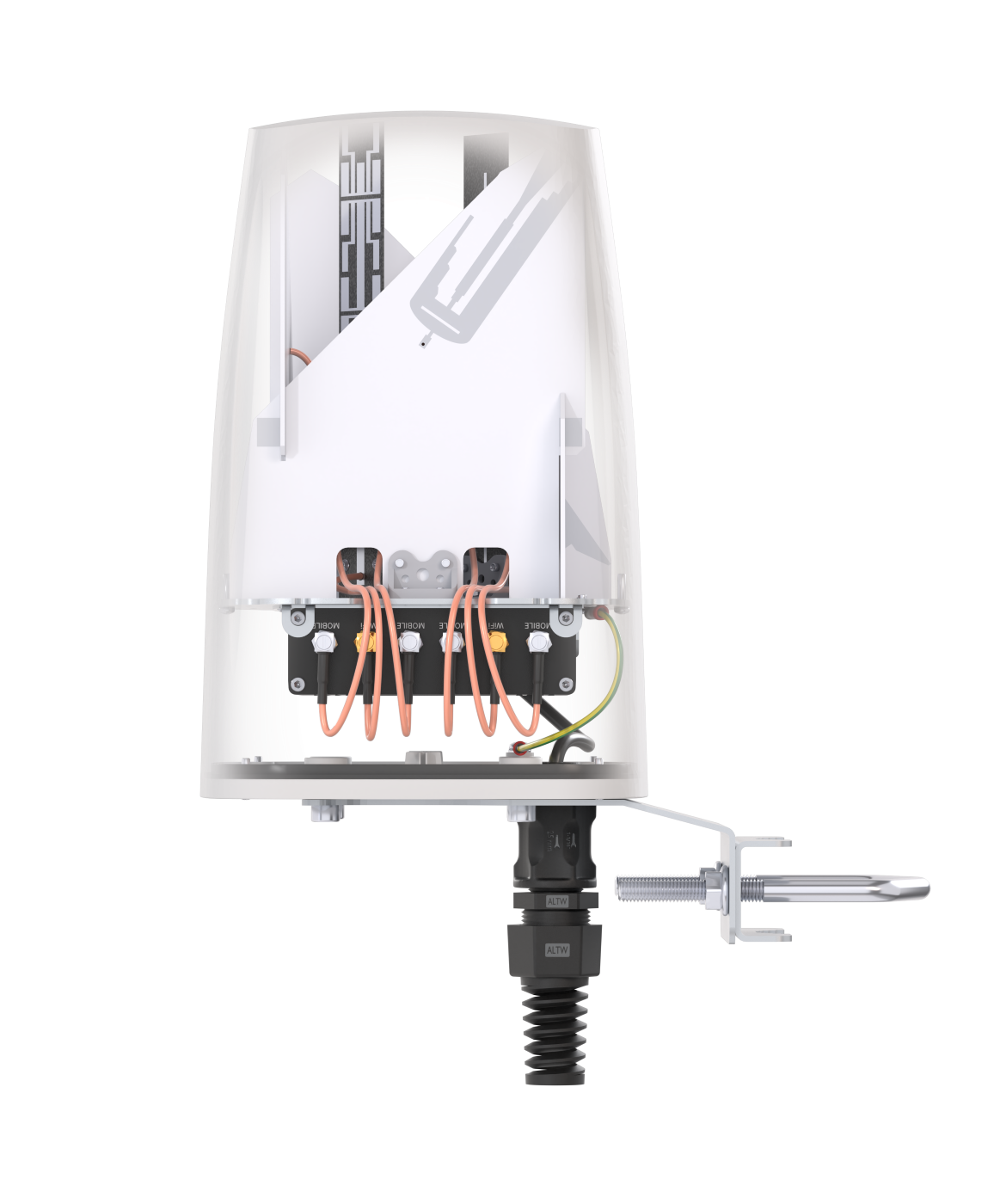 QUSPOT AM30S Omnidirektional Antenne, für RUTM20/RUTM30/RUTM31, IP68, 5G, WLAN
